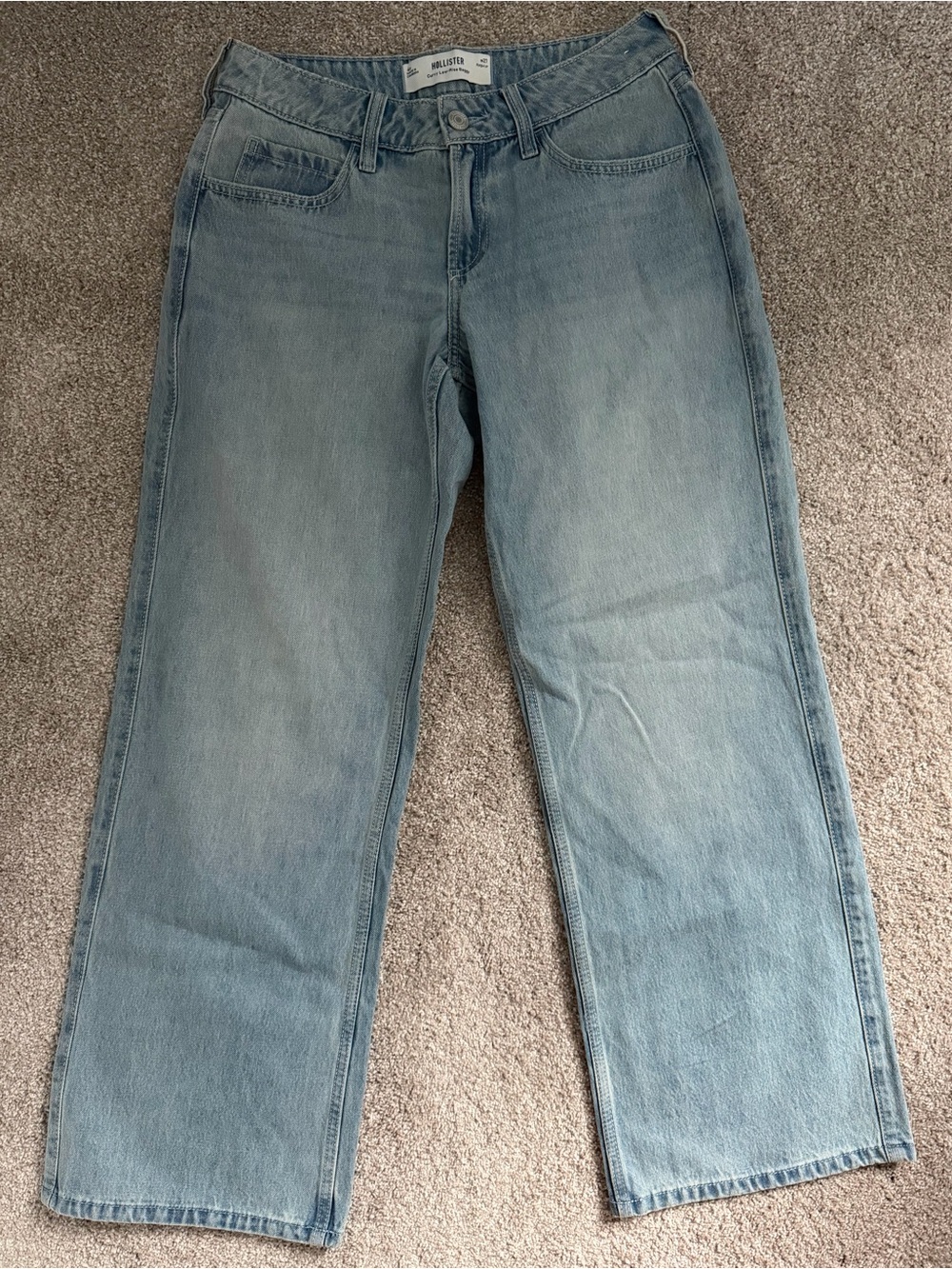 Hollister Curvy Low Rise Baggy Jeans